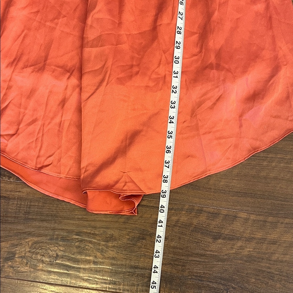 NWT DO+BE Elegant Orange Long Sleeve Dress - Picture 5 of 12